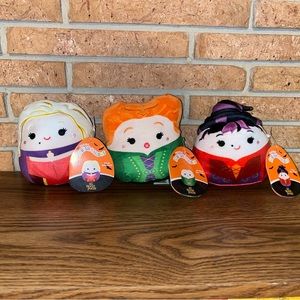 NWT Hocus Pocus Sanderson Sisters 5” Squishmallows LOT